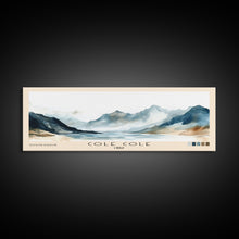 Load image into Gallery viewer, Cole Cole, Chile Watercolor Beach Print, Vacation Gift, Chile Wall Art, Beach Painting, Beach Decor, Beach Painting