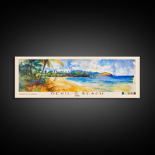 Load image into Gallery viewer, Devil’s Beach, Fiji Watercolor Beach Print, Vacation Gift, Fiji Wall Art, Beach Painting, Beach Decor, Beach Painting