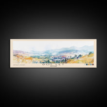 Load image into Gallery viewer, Doc Let, Vietnam Watercolor Print, Vacation Gift, Vietnam Wall Art, Beach Painting, Beach Decor, Large Wall Art, Wood Frame Art