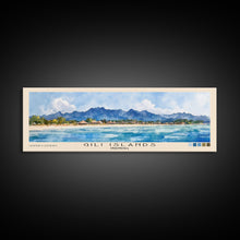 Load image into Gallery viewer, Gili Islands, Indonesia Watercolor Beach Print, Vacation Gift, Indonesia Wall Art, Beach Painting, Beach Decor, Beach Painting