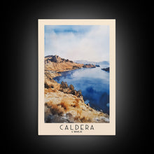 Load image into Gallery viewer, Caldera, Chile Watercolor Print, Vacation Gift, Chile Wall Art, Beach Painting, Beach Decor, Large Wall Art, Wood Frame Art