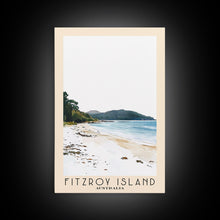 Load image into Gallery viewer, Fitzroy Island, Australia Watercolor Beach Print, Vacation Gift, Australia Wall Art, Beach Painting, Beach Decor, Beach Painting