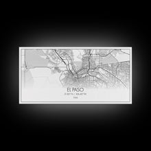Load image into Gallery viewer, El Paso Street Map, Texas Map, Map Art, Minimalist Art, Wall Art, Canvas Art, Dorm Room Décor, Unique Room Décor, Father Gift, Prints