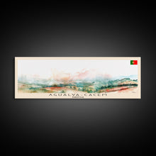 Carregar imagem no visualizador da galeria, Agualva Portugal Wall Art, Panoramic Travel Poster, Panoramic Framed Canvas Print, City Wall Art, Wall Hanging Home Decor, Travel Art