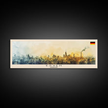 Load image into Gallery viewer, Essen Germany Travel Print Wall Art, Panoramic City Art, Travel Art, Wall Decor, Vacation Gift, Framed Canvas Print Or Metal Art