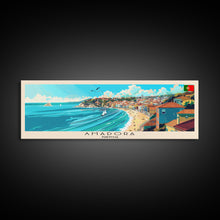 Load image into Gallery viewer, Amadora Portugal Travel Print Wall Art, Panoramic City Art, Travel Art, Wall Decor, Vacation Gift, Framed Canvas Print Or Metal Art