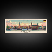 Load image into Gallery viewer, Brescia Italy Travel Print Wall Art, Panoramic City Art, Travel Art, Wall Decor, Vacation Gift, Framed Canvas Print Or Metal Art