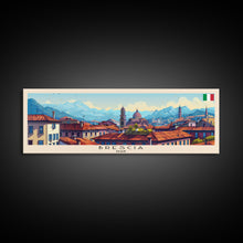 Load image into Gallery viewer, Braila Romania Travel Art, City Art, Framed Canvas Print or Metal Wall Art, Europe Travel Poster, Panoramic Wall Art, Extra Wide Wall Art