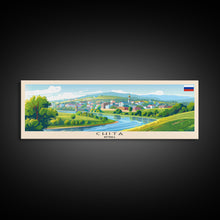 Cargar imagen en el visor de la galería, Chita Russia Travel Print Wall Art, Panoramic City Art, Travel Art, Wall Decor, Vacation Gift, Framed Canvas Print Or Metal Art