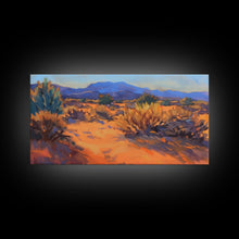 Carregar imagem no visualizador da galeria, Adorable cows at a red barn in the countryside, Framed Canvas Print, great for rustic living room, farmhouse wall decor art