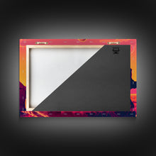 Cargar imagen en el visor de la galería, Cool lioness art, boss lady art, framed canvas print, pastel art of Africa