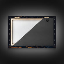 Load image into Gallery viewer, Deer made of stars, reflection stag, framed canvas print, unique wall art, starry night stag