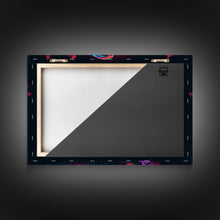 Load image into Gallery viewer, Birds of Prey at sunset, Hawks on a branch, framed canvas print