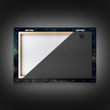 Carregar imagem no visualizador da galeria, Fireflies In Forest Swamp Night Green Wall Poster, Wall Decor, Wall Art Print, Fine Art Print