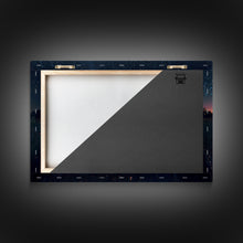 Carregar imagem no visualizador da galeria, Fireflies light up the Oklahoma Prairie under a Starry night sky, framed canvas print