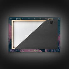 Load image into Gallery viewer, Beautiful stork watercolor, framed canvas print