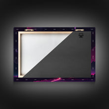 Carregar imagem no visualizador da galeria, Alien Planet Fantasy Landscape Mountains Pink Voilet Fine Art Print, Wall Art Print, Wall Poster, Wall Décor