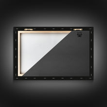 Load image into Gallery viewer, Elephant Art | Framed Canvas Print | Framed Wall Art | Animal Prints | Wildlife Art | Elephant Walks Under A Full Moon | Kid's Room Decor