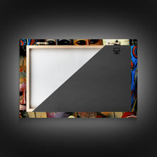 Carregar imagem no visualizador da galeria, African Traditional Masks Framed Canvas Wall Art | Canvas Print Decor for Home & Office Decoration I Ready To Hang Canvas