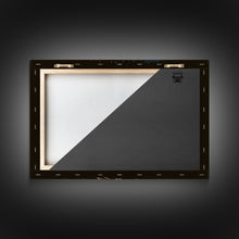 Cargar imagen en el visor de la galería, Cheetah Made of Stars Print, Synthwave Animal Prints, Cheetah and a starry night sky, framed canvas print, cute animal art