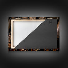 Carregar imagem no visualizador da galeria, African Traditional Masks Framed Canvas Wall Art | Canvas Print Decor for Home & Office Decoration I Ready To Hang Canvas Print