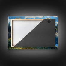 Carregar imagem no visualizador da galeria, Calm and Serene Landscape Painting, Framed Canvas Print, Canvas Art, Framed wall decor, living room wall art, Pine Tree Lake