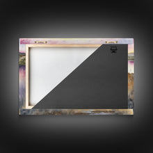 Cargar imagen en el visor de la galería, Flower Watercolor Painting, Beautiful thin brush stroke watercolor landscape, framed canvas print, living room art