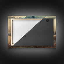 Load image into Gallery viewer, Subdued Watercolor Wall Art, Framed Canvas Print, Muted Moody Minimalist Boho Style Wall Art, Guest Room, Above Bed Art, Above Sofa Wall Art