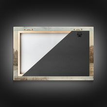 Load image into Gallery viewer, Farmhouse Wall Art, Retro / Vintage Style Landscape, Framed Canvas Print, Boho Style Minimalist Art, Framed Wall Art