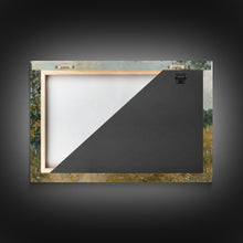 Load image into Gallery viewer, Blue Bonnets and Country Roads, Texas Art, Framed Canvas Print, Wood Frame Art, Metal Art, Metal Wall Art, Primitive Home Decor