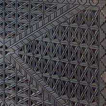 Load image into Gallery viewer, 48 Inch Carved Pattern Wood Console Table