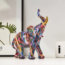 Carregar imagem no visualizador da galeria, Creative Graffiti Elephant Figurine