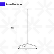 Load image into Gallery viewer, Corner Floor Lamp