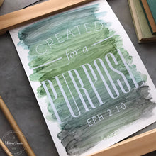 Load image into Gallery viewer, Created for a Purpose - Mesh Stencil 8.5x11