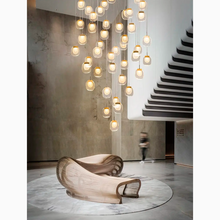 Carregar imagem no visualizador da galeria, Vernazza | Creative Staircase Crystal Chandelier