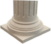 Load image into Gallery viewer, Crema Marfil Marble Corinthian Greek Hand-carved Column (W)20" (L)20" (H)109"