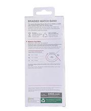 Load image into Gallery viewer, ZAGG Gear4 Braided Stretchy Solo Loop Band – LG – Storm - Compatible with Apple Watch 42mm 44mm 45mm, Elastic Strap Wristbands for iWatch Series 7/6/SE/5/4/3/2/1, Large (705009501)