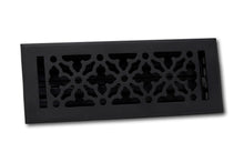 Cargar imagen en el visor de la galería, Cast Aluminum Gothic Vent Cover - Black
