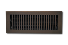 Cargar imagen en el visor de la galería, Cast Brass Contemporary Vent Covers - Oil Rubbed Bronze