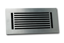 Carregar imagem no visualizador da galeria, Cast Aluminum Linear Bar Vent Covers - Satin Nickel