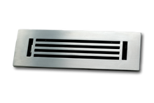 Carregar imagem no visualizador da galeria, Cast Aluminum Linear Bar Vent Covers - Satin Nickel