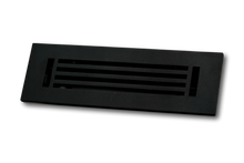 Cargar imagen en el visor de la galería, Cast Aluminum Linear Bar Vent Covers - Black