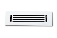 Cargar imagen en el visor de la galería, Cast Aluminum Linear Bar Vent Covers - White
