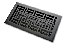 Cargar imagen en el visor de la galería, Cast Aluminum Arts & Crafts Vent Cover - Black