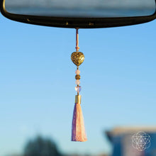 Carregar imagem no visualizador da galeria, Car Guardian - ‘You Are Loved’ Heart Charm Tassel