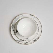 Load image into Gallery viewer, Grey Marble Dinnerware