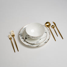 Load image into Gallery viewer, Grey Marble Dinnerware
