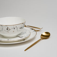 Load image into Gallery viewer, Grey Marble Dinnerware