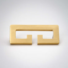 Cargar imagen en el visor de la galería, Chloe, Solid Brass Greek Key Pull