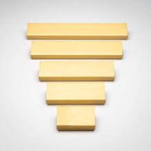 Cargar imagen en el visor de la galería, Verge, Solid Brass Edge Pulls